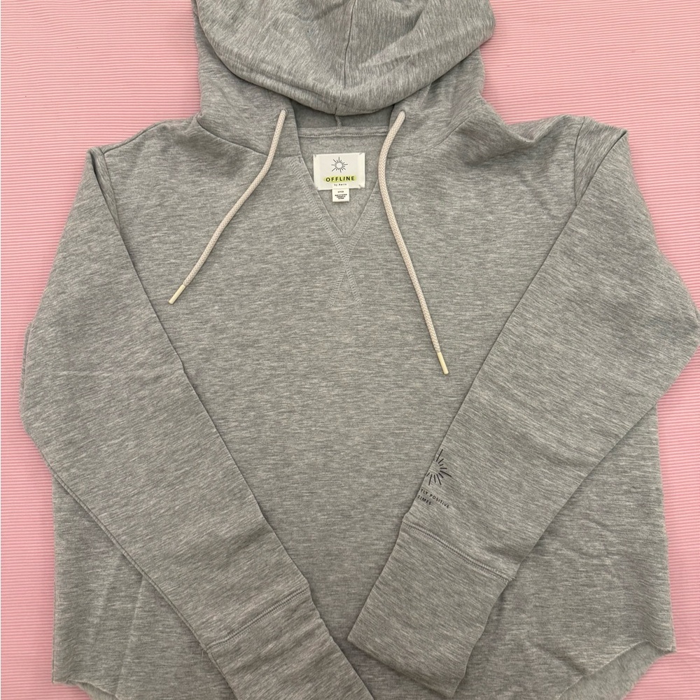 Gray Hoodie Offline by Aerie